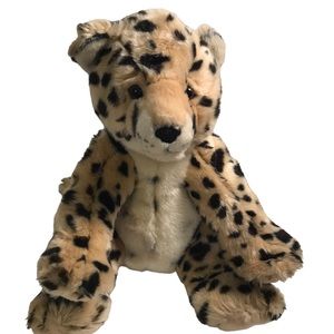 Build A Bear WWF Cheetah 14" Plush Stuffed Animal Collectibear BABW 2007 Sound